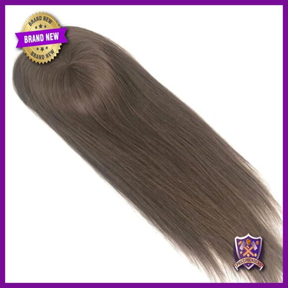 Human Hair Topper with Clips 5x6 Inches Natural Look main image 5